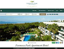 Tablet Screenshot of formosapark-hotel.com